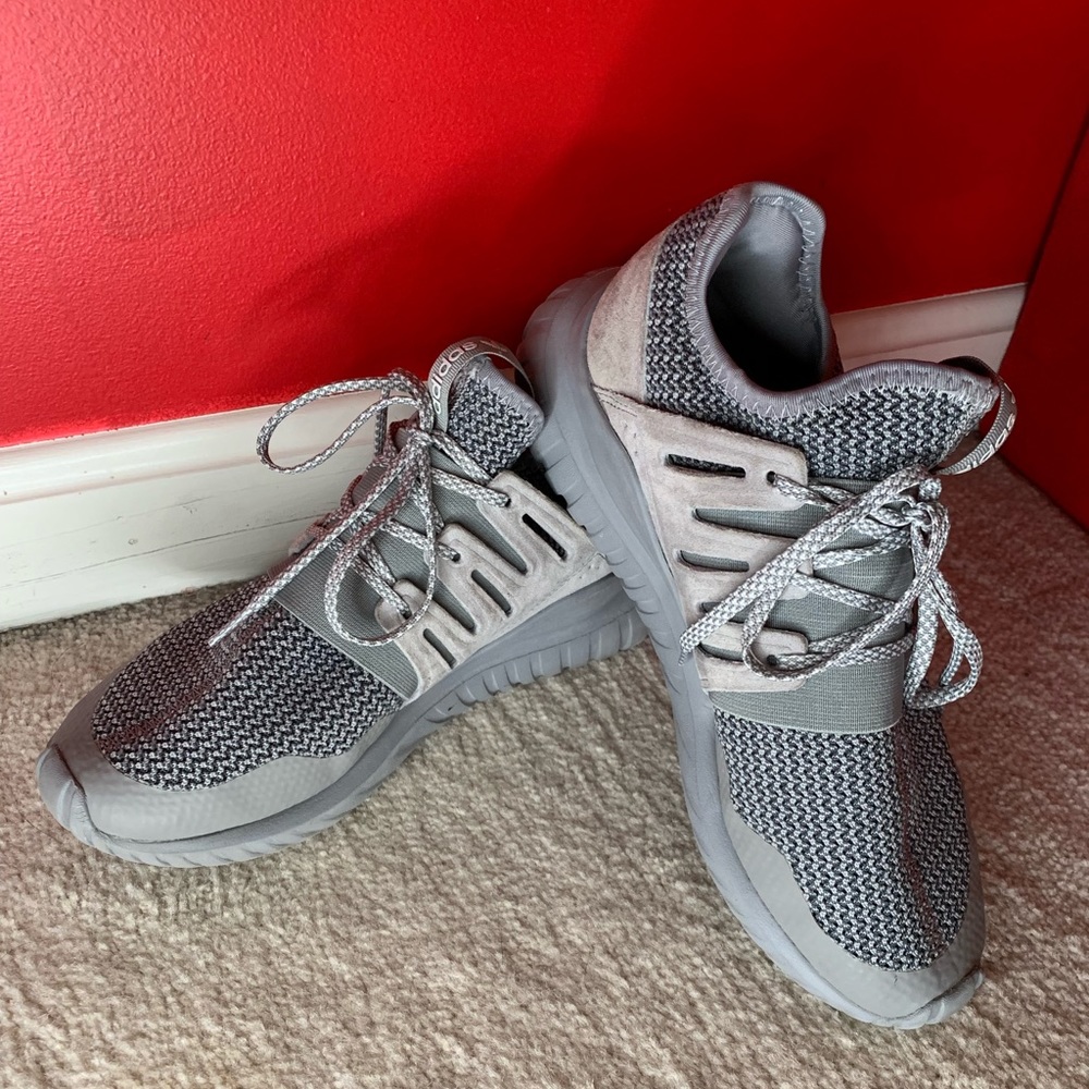 Smoke Gray Adidas Tubular Radial